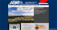 Desktop Screenshot of centralcoast.apwa.net