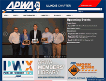 Tablet Screenshot of illinois.apwa.net