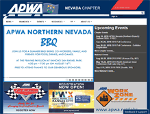 Tablet Screenshot of nevada.apwa.net