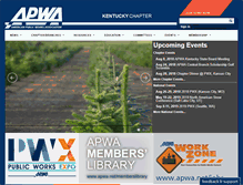 Tablet Screenshot of kentucky.apwa.net
