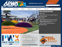 Tablet Screenshot of monterey.apwa.net
