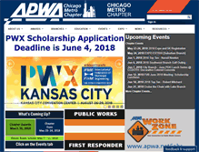 Tablet Screenshot of chicago.apwa.net